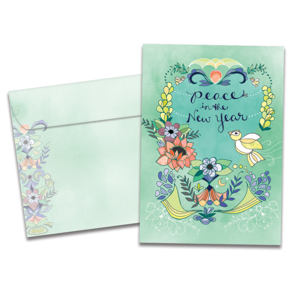 Peace in the New Year Single Card