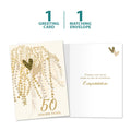 Load image into Gallery viewer, Golden Hearts Tree Single Card

