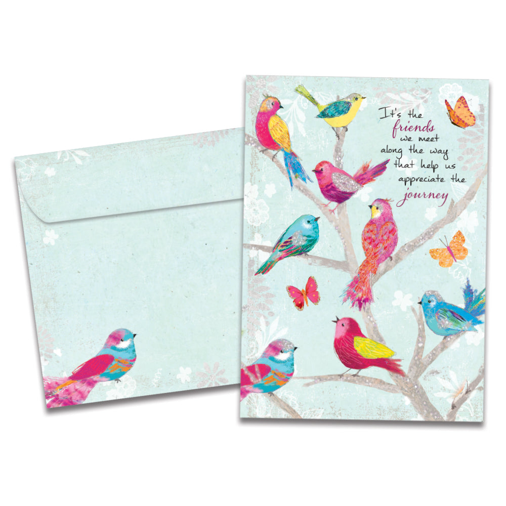 Bird Day Wishes Single Card