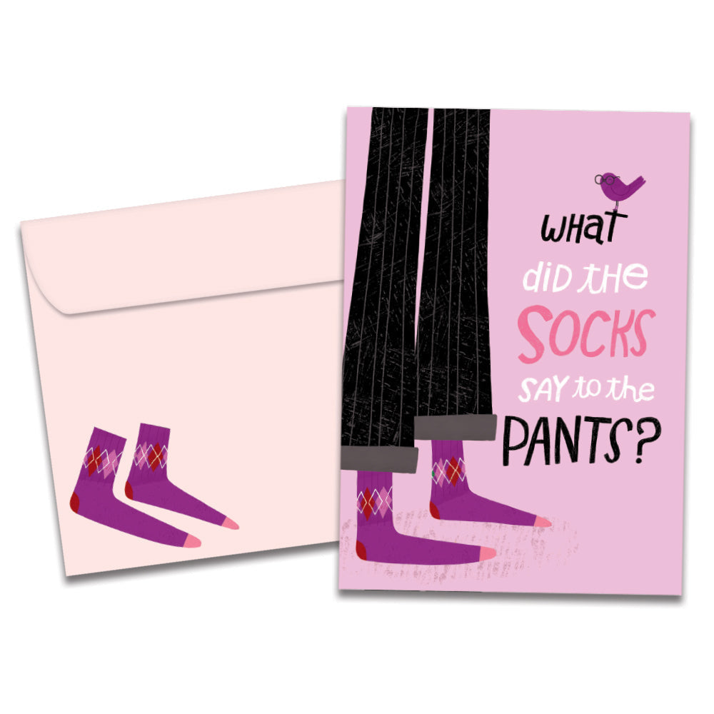 Socks and Pants Single Card
