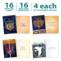 Load image into Gallery viewer, Beautiful Menorahs 16 Pack Assortment
