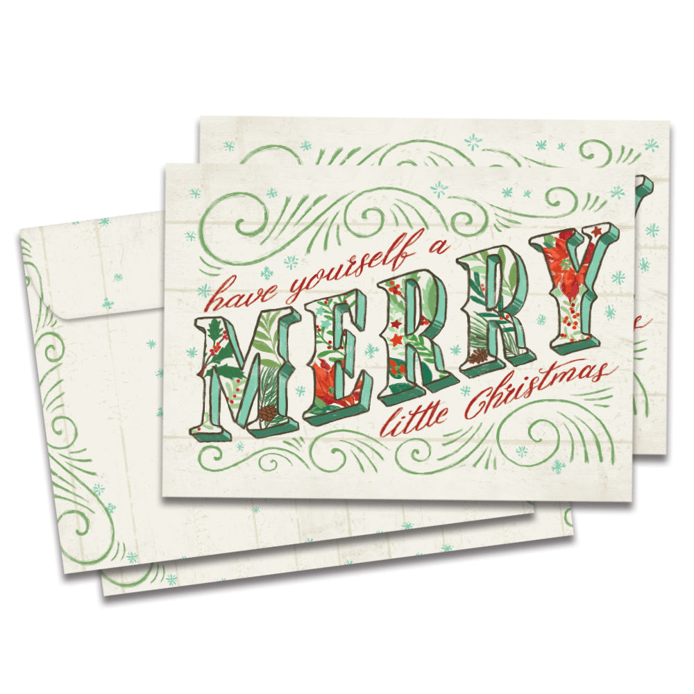Merry Little Christmas Drawn 2 Card Pack