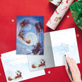 Load image into Gallery viewer, Soaring Santa 2 Card Pack
