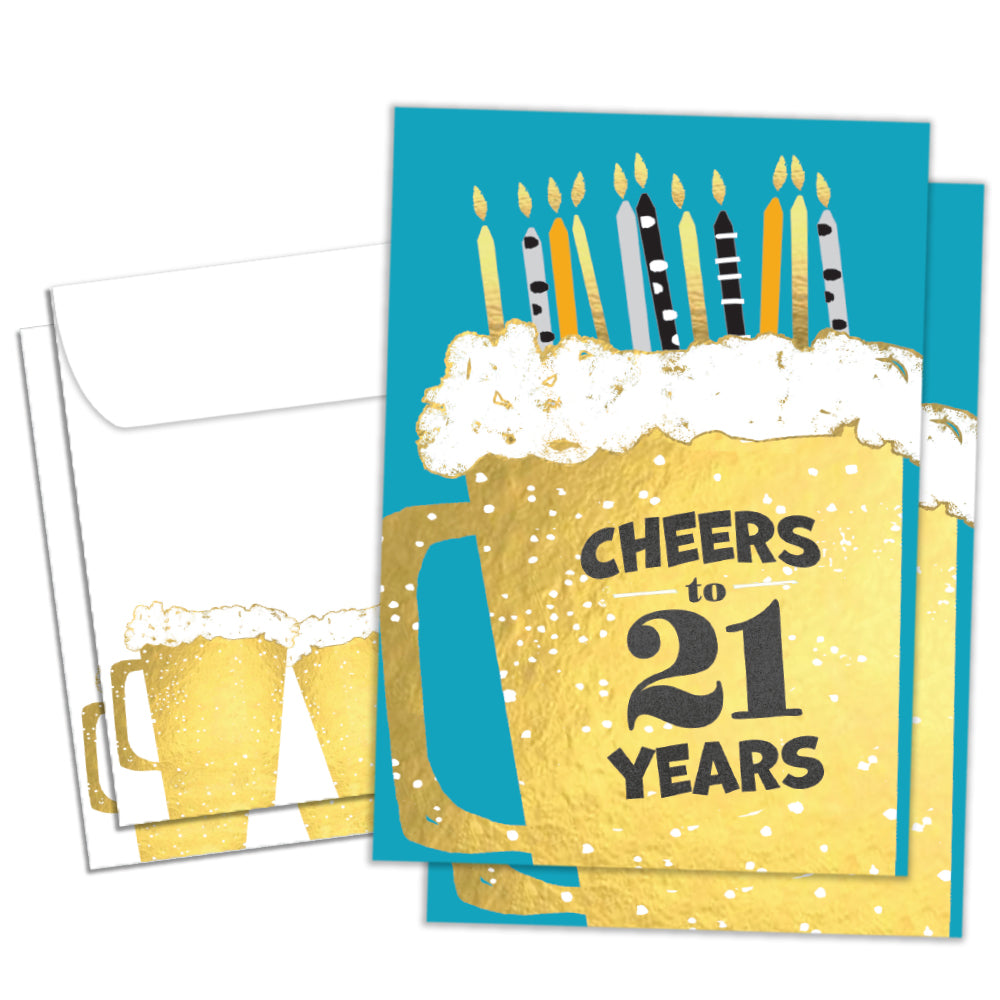 Cheers to 21 2 Pack