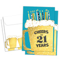 Load image into Gallery viewer, Cheers to 21 2 Pack
