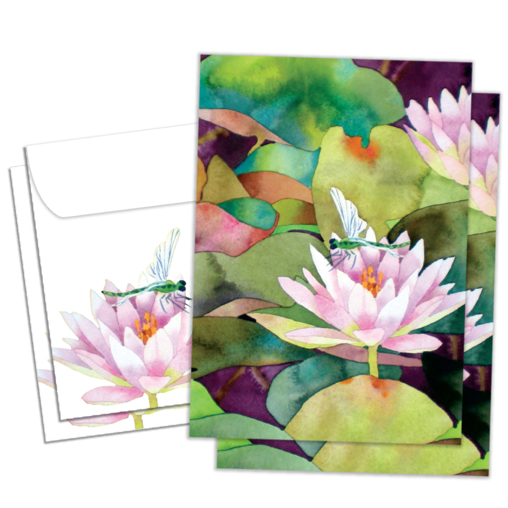 Waterlilies and Dragonfly 2 Pack