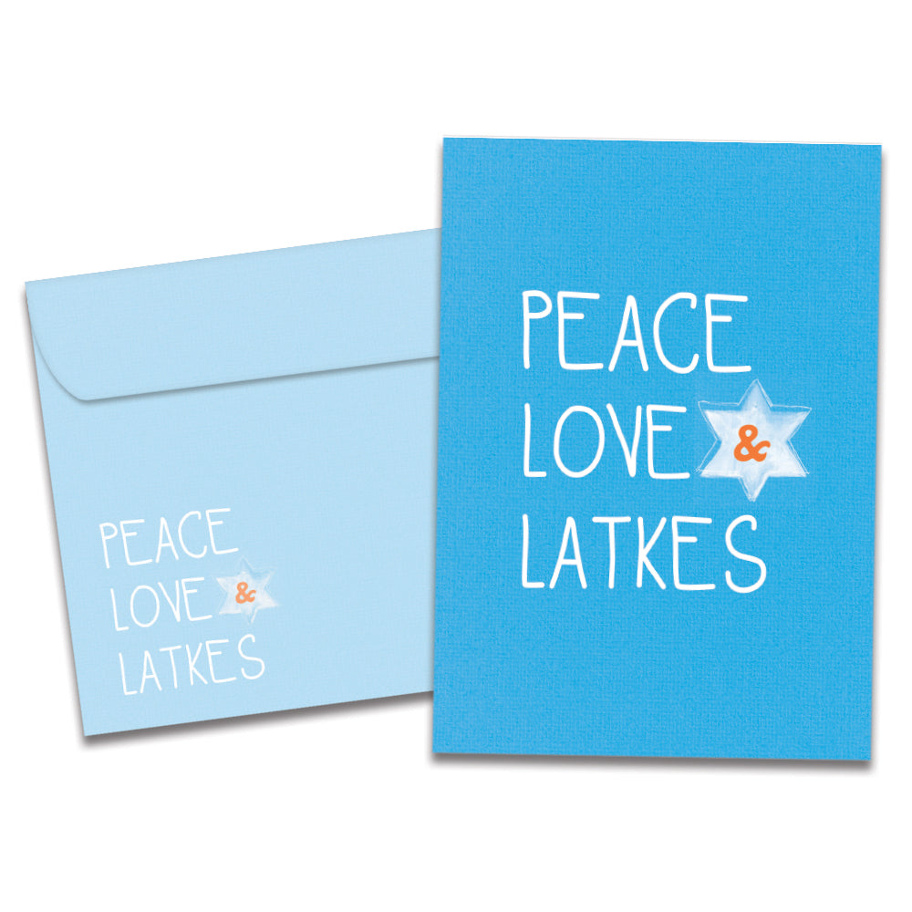 Peace Love and Latkes Hanukkah 12 Pack