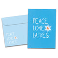 Load image into Gallery viewer, Peace Love and Latkes Hanukkah 12 Pack

