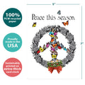 Load image into Gallery viewer, Peace Wreath Christmas 12 Pack
