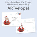 Load image into Gallery viewer, Peace Santa Holiday 12 Pack
