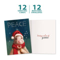 Load image into Gallery viewer, Peace Bunny Holiday 12 Pack
