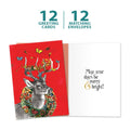 Load image into Gallery viewer, Boho Deer Christmas Holiday 12 Pack
