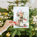 Load image into Gallery viewer, Piled Wild Watercolor Holiday 12 Pack
