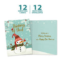 Load image into Gallery viewer, Merry Snowman Holiday 12 Pack
