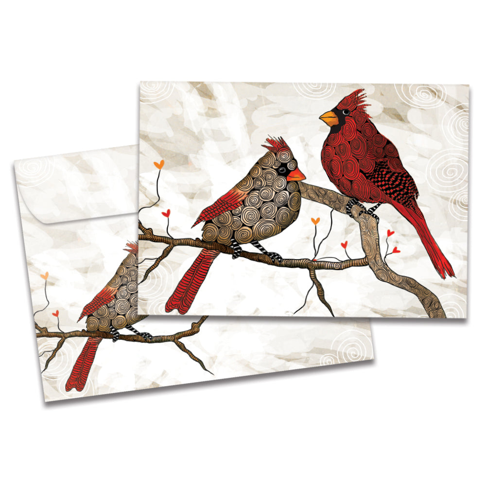 Cardinals Flitting Holiday 12 Pack