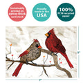 Load image into Gallery viewer, Cardinals Flitting Holiday 12 Pack
