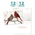 Load image into Gallery viewer, Cardinals Flitting Holiday 12 Pack

