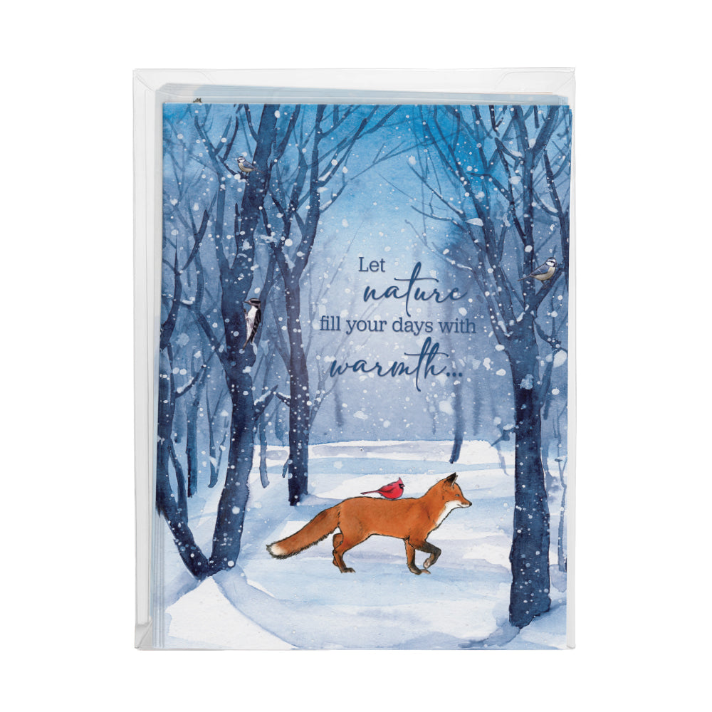 Togetherness Fox Holiday Box 16 Pack – Tree-Free Greetings