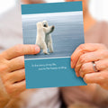 Load image into Gallery viewer, Lifestyle image(s) featuring Tree-Free’s Arctic Anniversary card
