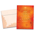 Load image into Gallery viewer, The cover of Tree-Free&#39;s May The Sun card, along with its matching envelope.
