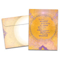 Load image into Gallery viewer, The cover of Tree-Free&#39;s The World Friendship Card card, along with its matching envelope.
