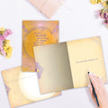 Load image into Gallery viewer, The inside of Tree-Free’s The World card, with the cover and envelope in the background.
