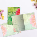Load image into Gallery viewer, The inside of Tree-Free’s Your Smile card, with the cover and envelope in the background.
