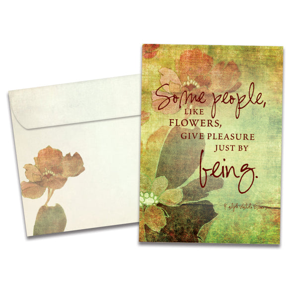 The cover of Tree-Free's Some People All Occasion Card card, along with its matching envelope.