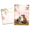 Load image into Gallery viewer, The cover of Tree-Free&#39;s Healing Touch card, along with its matching envelope.

