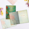 Load image into Gallery viewer, The inside of Tree-Free’s Always Love Card card, with the cover and envelope in the background.
