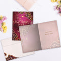 Load image into Gallery viewer, The inside of Tree-Free’s You Only Live Once card, with the cover and envelope in the background.
