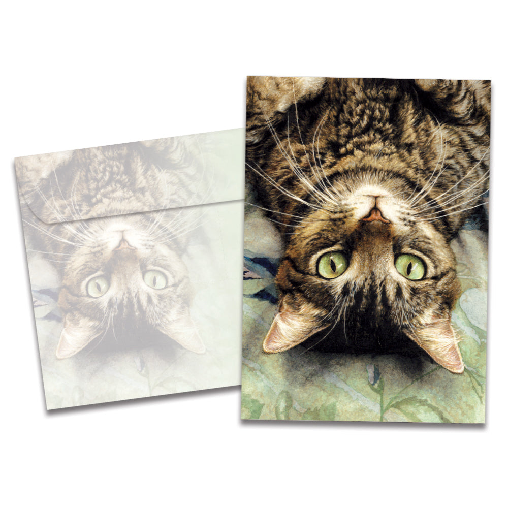 The cover of Tree-Free's Perspective card, along with its matching envelope.