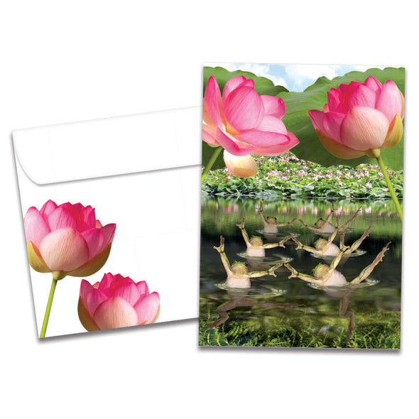 The cover of Tree-Free's Style & Grace card, along with its matching envelope.