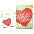 Load image into Gallery viewer, The cover of Tree-Free&#39;s Be Mine card, along with its matching envelope.
