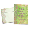 Load image into Gallery viewer, The cover of Tree-Free&#39;s One Size Fits All card, along with its matching envelope.
