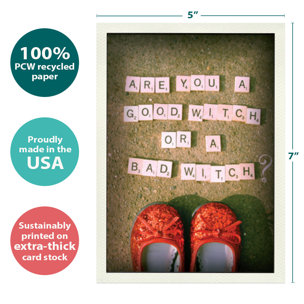 Good Or Bad? Birthday Greeting Card – Tree-Free Greetings