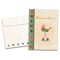 Load image into Gallery viewer, The cover of Tree-Free&#39;s Small Beginnings card, along with its matching envelope.
