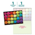 Load image into Gallery viewer, The cover and inside of Tree-Free’s Full Spectrum Birthday card, along with the following text: “1 greeting card, 1 matching envelope”
