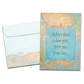 Load image into Gallery viewer, The cover of Tree-Free&#39;s Deep Love Sympathy Card card, along with its matching envelope.
