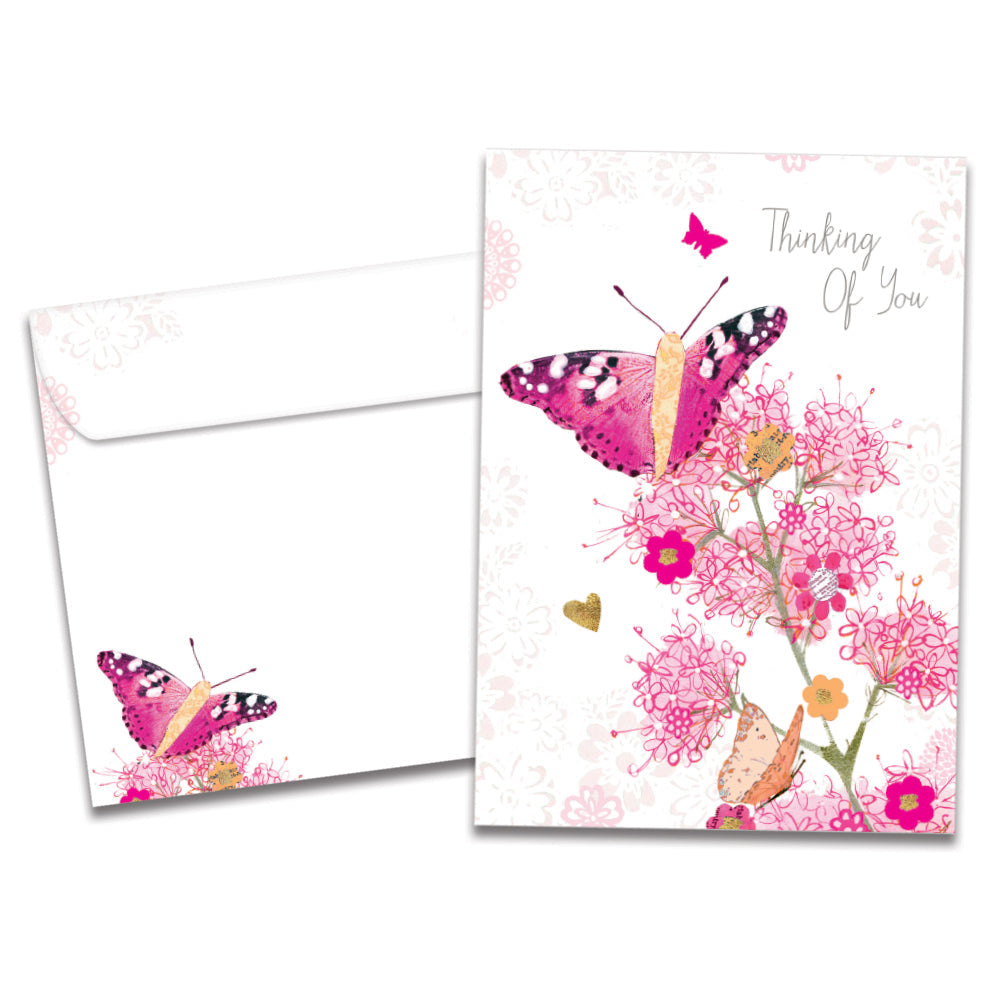 Thinking Of You Butterfly Support Card