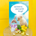 Load image into Gallery viewer, Lifestyle image(s) featuring Tree-Free’s Easter Secret card

