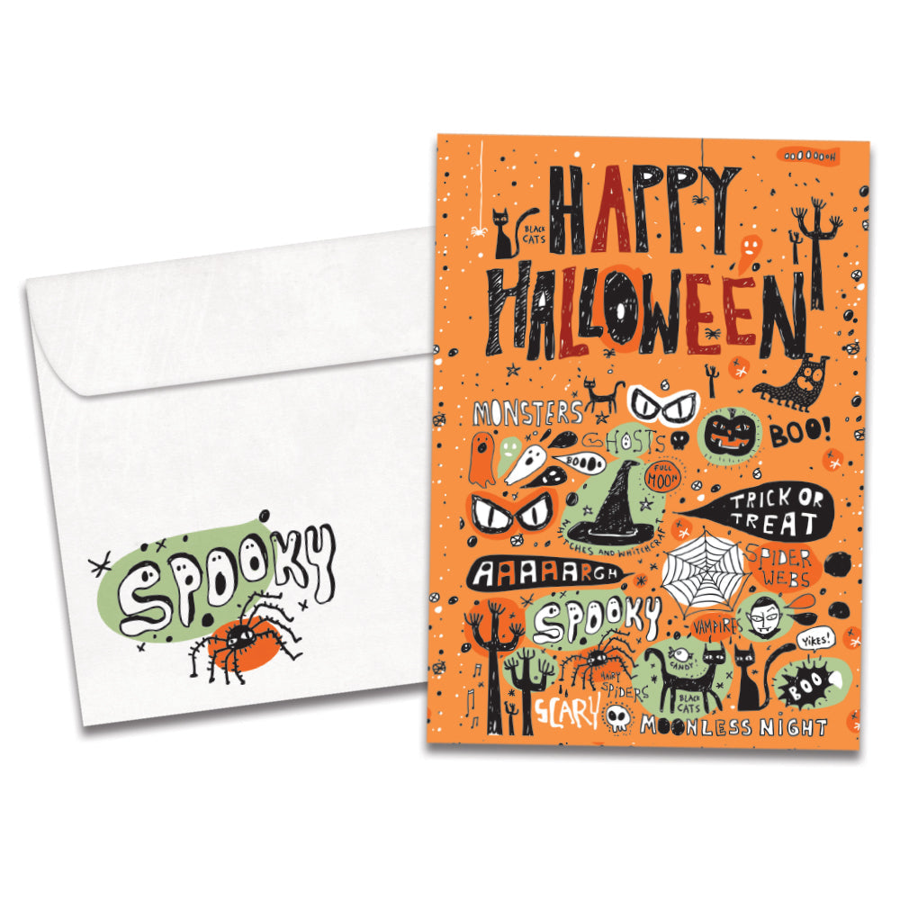 Spooky Halloween Halloween Card