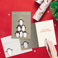 Load image into Gallery viewer, Penguin Pile Christmas Card
