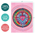 Load image into Gallery viewer, Window To The Heart Mandala Love Card
