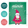 Load image into Gallery viewer, Santa Facebook Christmas Card
