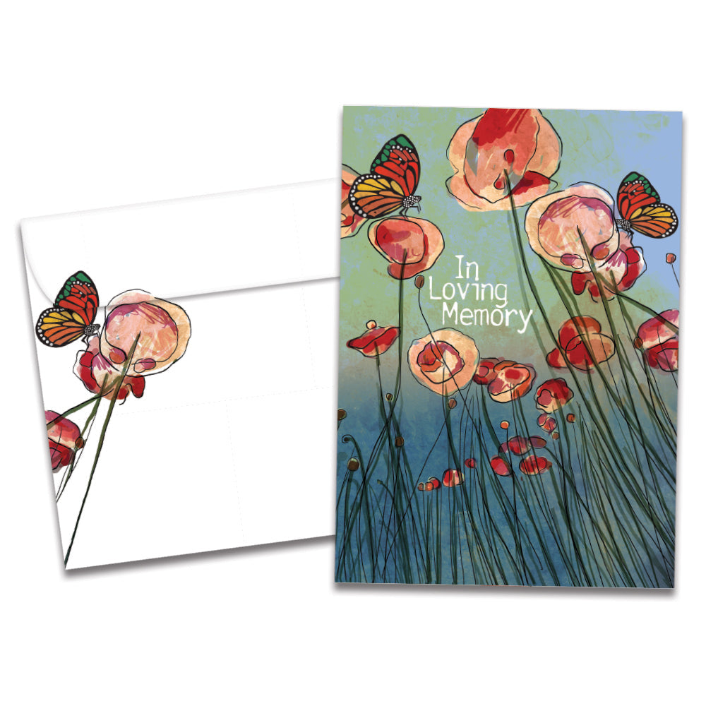 Poppies Remembrance Sympathy Card