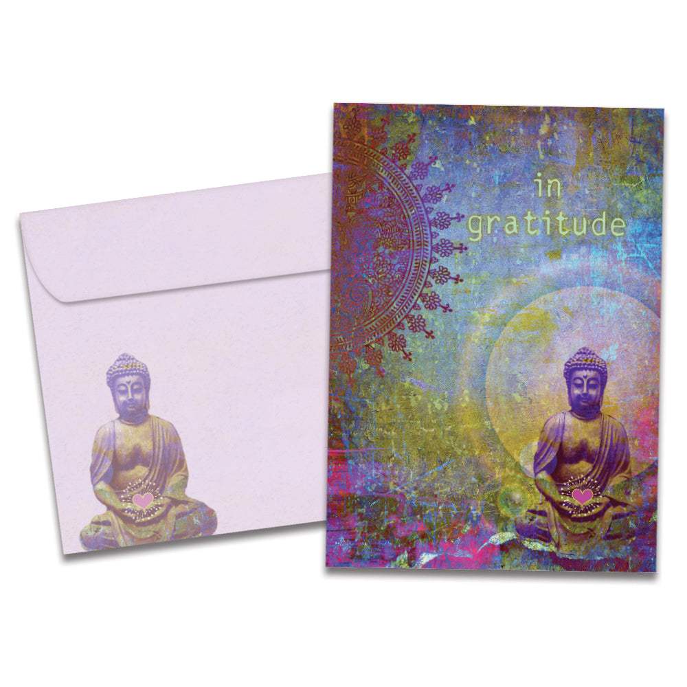Gratitude Buddha Thank You Card