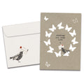 Load image into Gallery viewer, The cover of Tree-Free&#39;s Sending Love Support Card card, along with its matching envelope.
