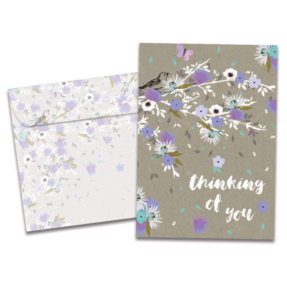 Thoughts And Flowers All Occasion Card