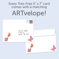 Load image into Gallery viewer, Floral Bird Thank You Card
